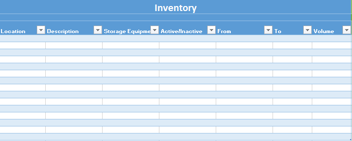 Inventory form